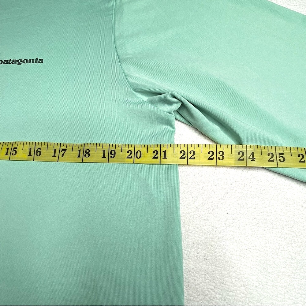 Patagonia Men's LS Capilene Cool Daily Waters Graphic T-Shirt - Size (M) Mint - Picture 10 of 14